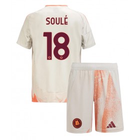 AS Roma Matias Soule #18 Borte skjorte til barn 2024-25 Kortermet (+ korte bukser)